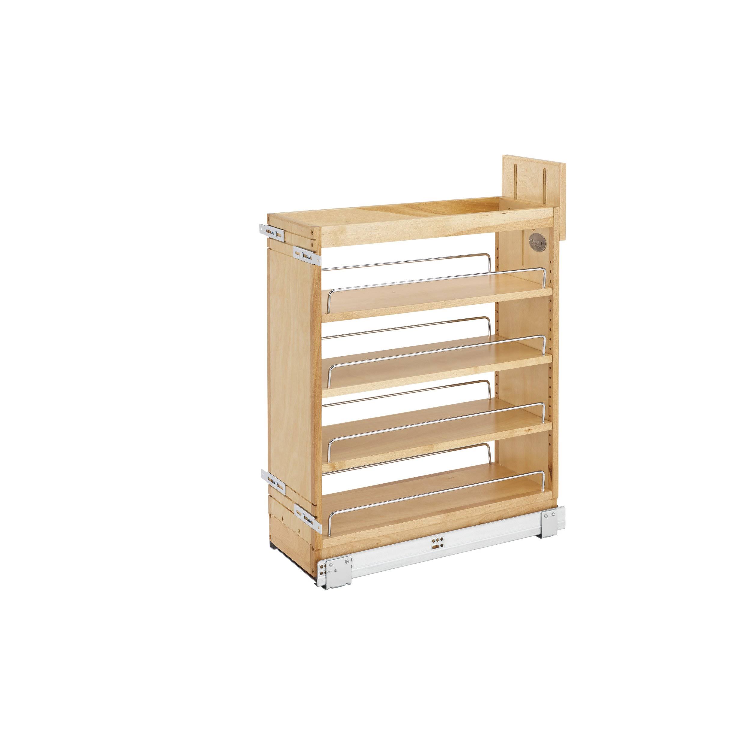 Rev-A-Shelf 8.5x22 Soft-Close Base Cabinet Organizer, Natural