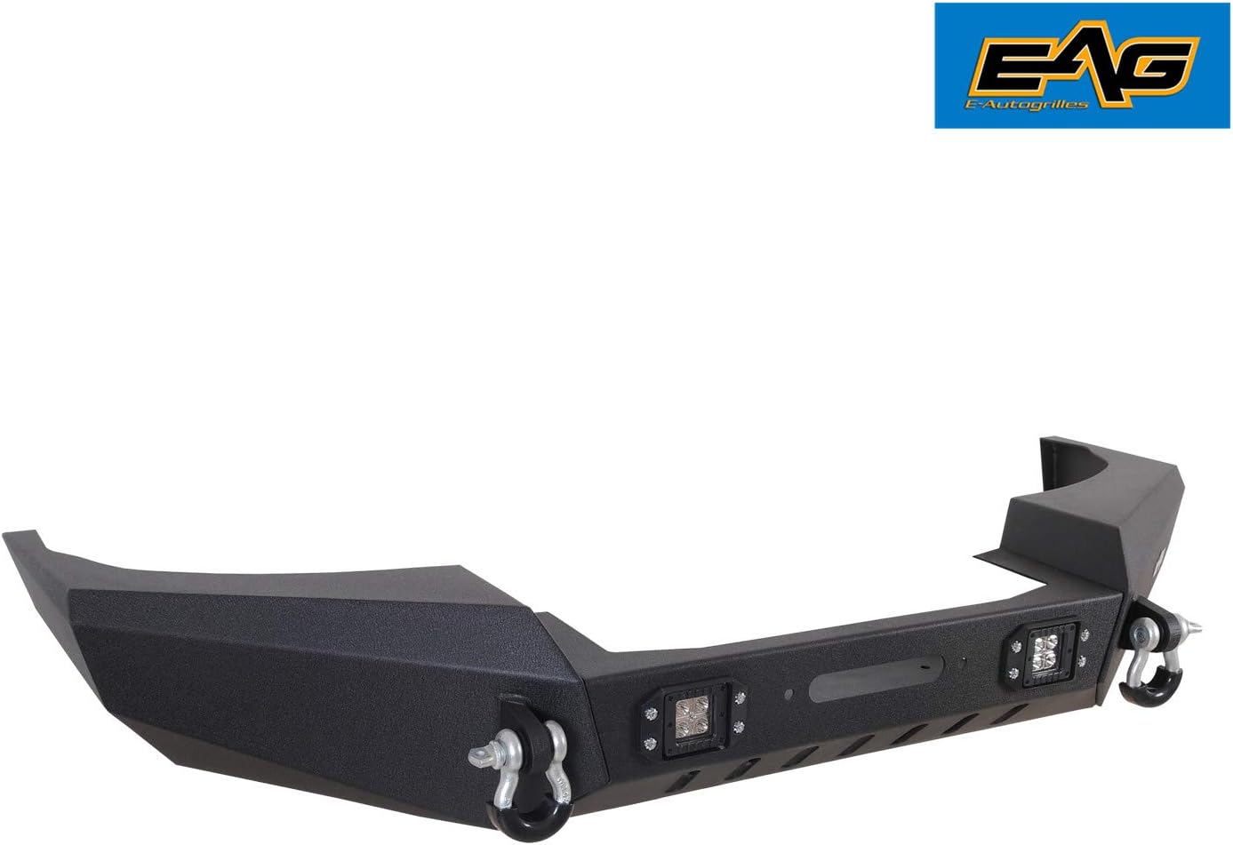 EAG Assembled Front Bumper with LED lights Compatible with 1999-2004 Grand Cherokee WJ