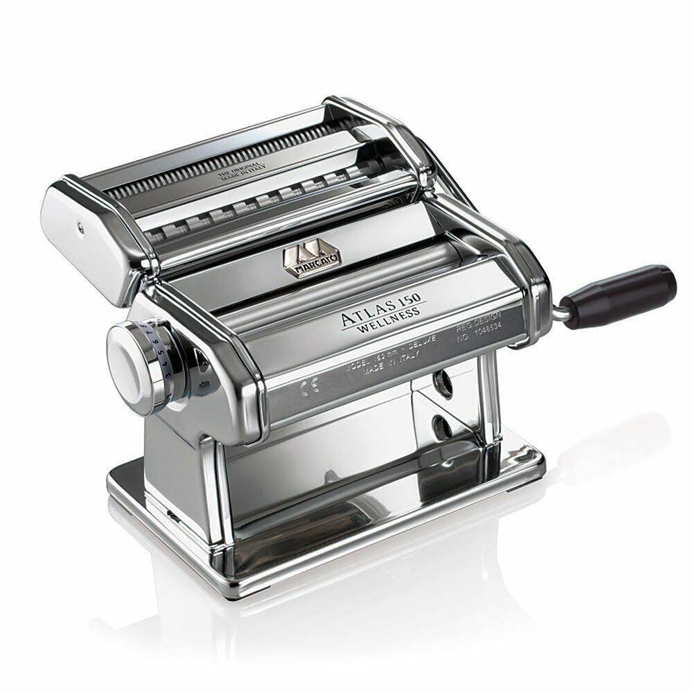 Marcato 8320 Atlas Pasta Machine, Made in Italy, Includes Pasta Cutter, Hand