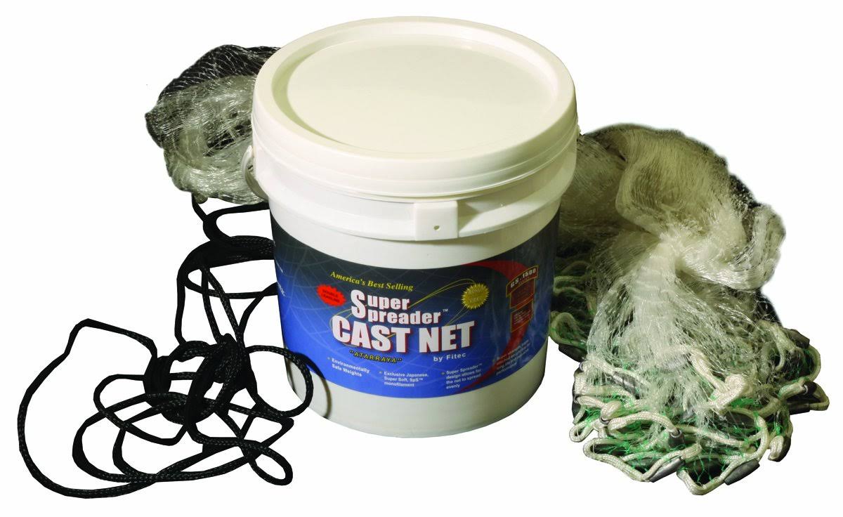 Fitec Gs1500 Ultra Spreader Clear Fishing Cast Net