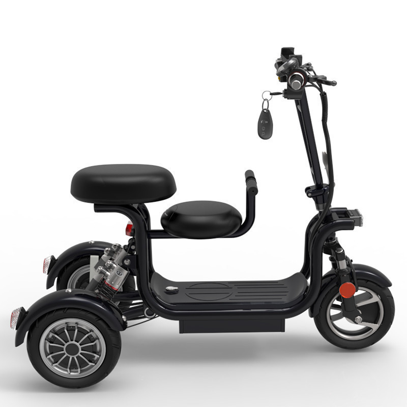 Suitable for home travel light tricycle electric scooter 3 wheel powered adult scooter