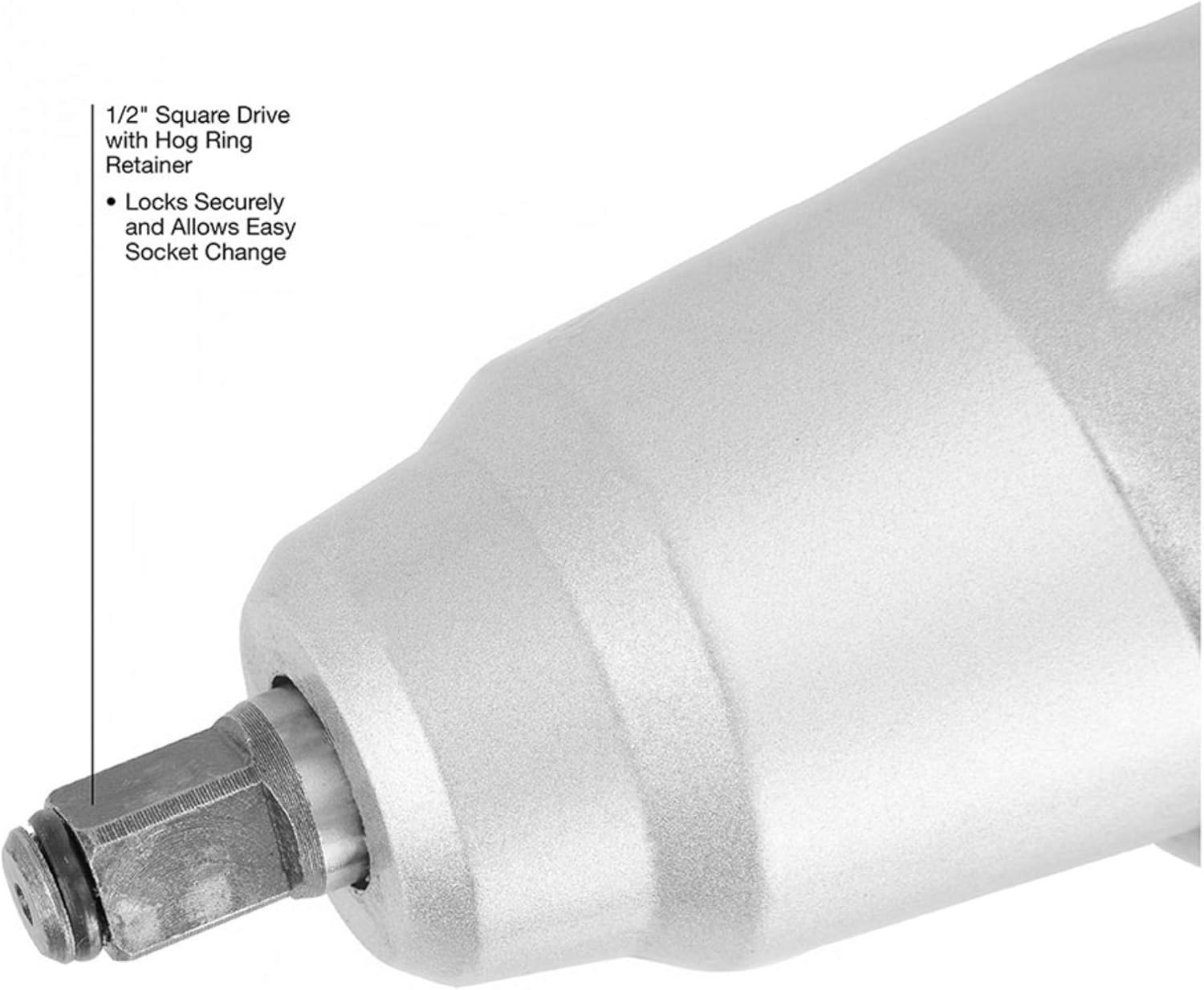 OEMTOOLS 24666 Heavy Duty 1/2 Inch Drive Impact Wrench Pack of 2