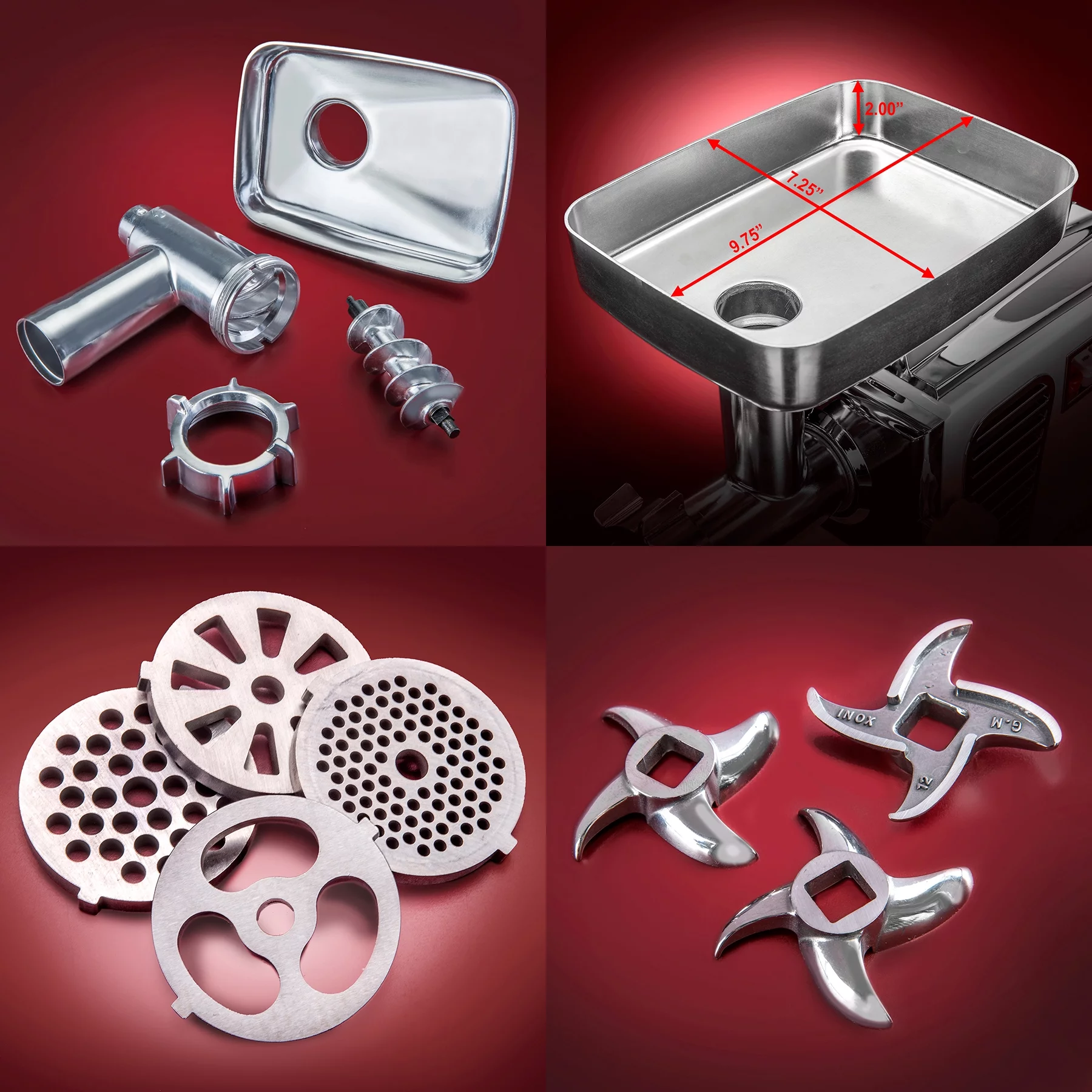 STX International Turboforce Electric Meat Grinder and Sausage Stuffer
