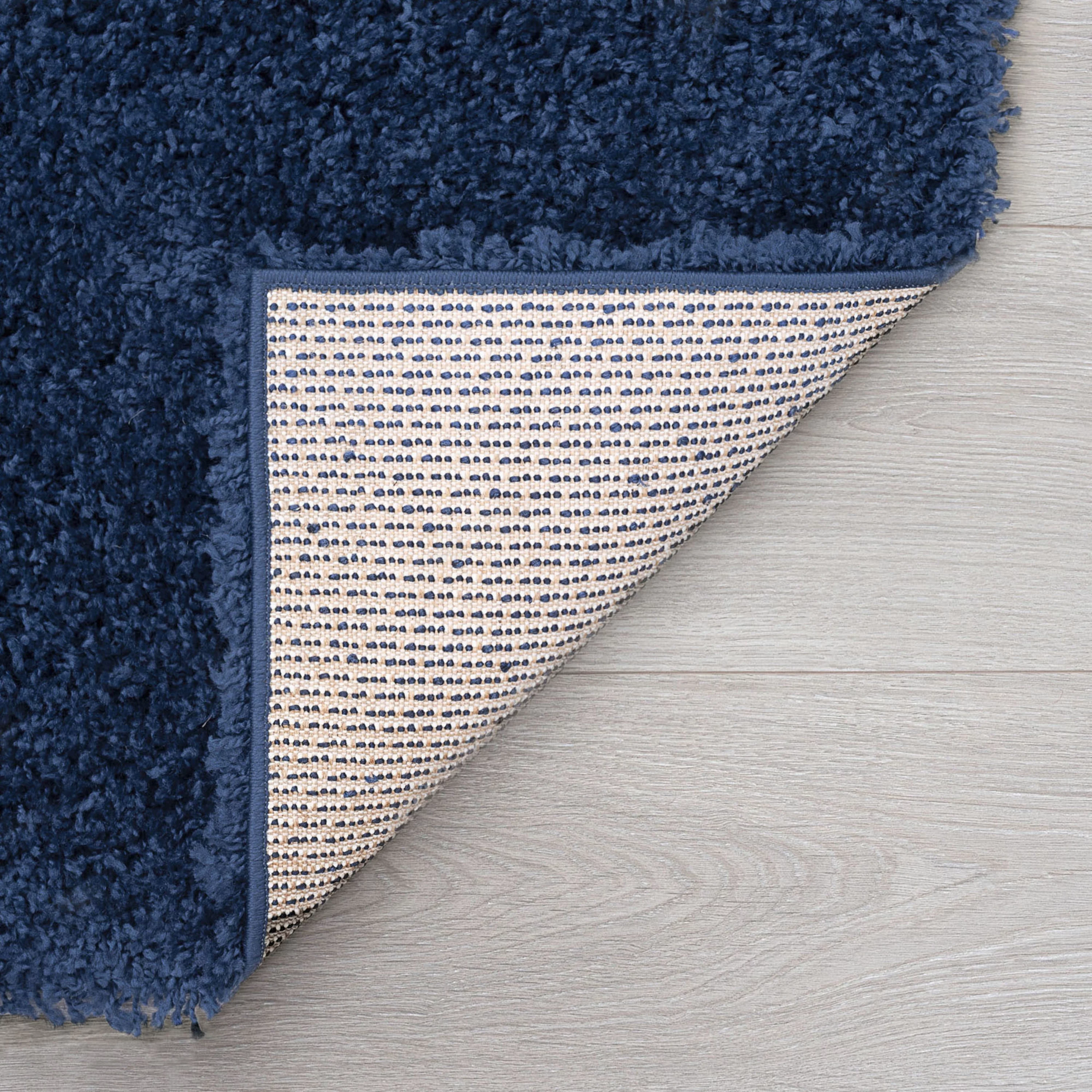 8x10 Modern Navy Large Area Rugs for Living Room | Bedroom Rug | Dining Room Rug | Indoor Entry or Entryway Rug | Kitchen Rug | Alfombras para Salas