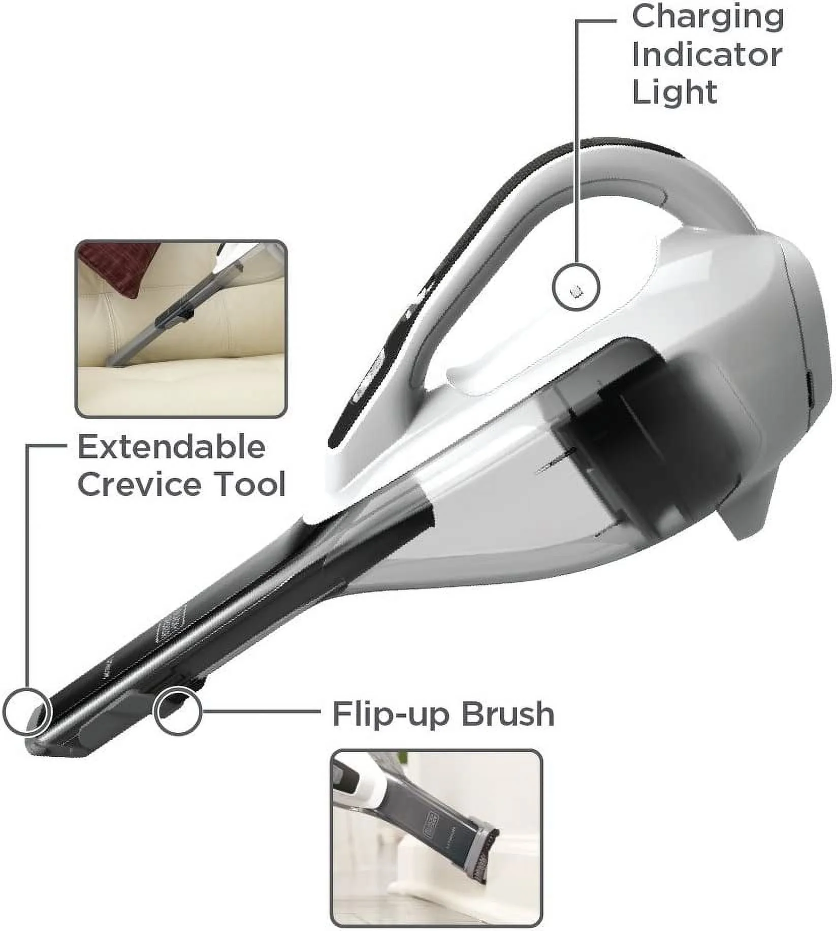BLACK+DECKER Lithium Hand Vacuum (Ocean Blue), HLVA315J22