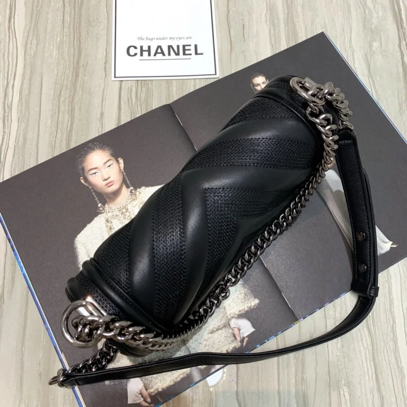 Chanel Calfskin Boy Chanel Handbag A67086