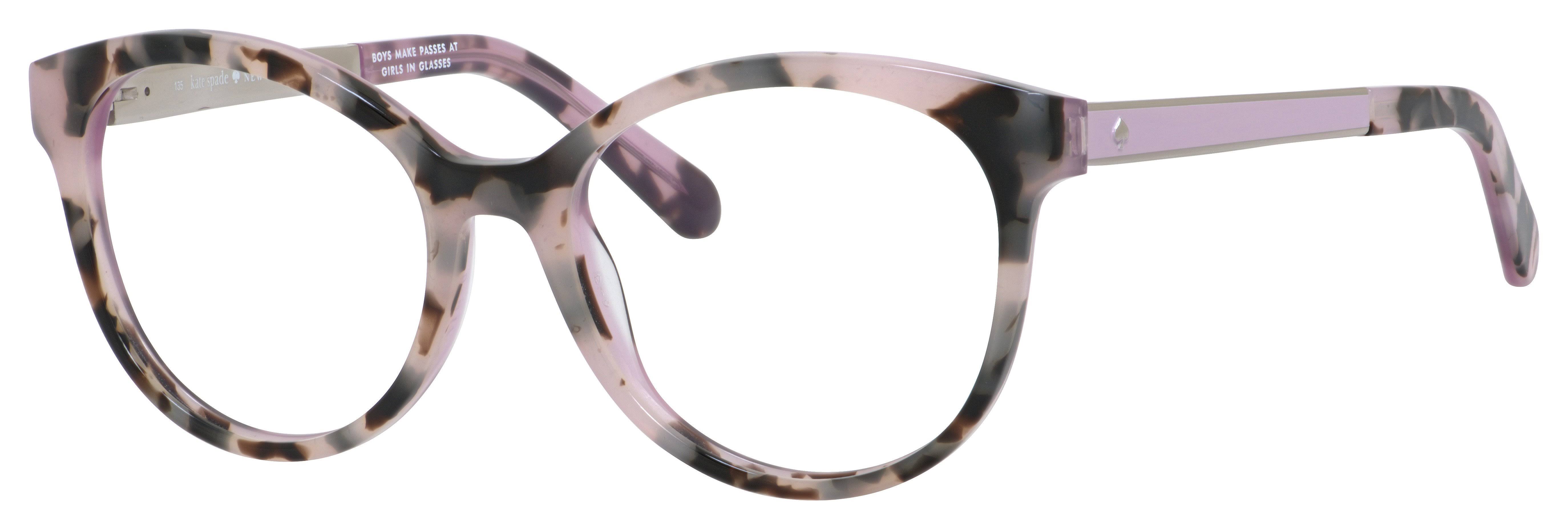 Kate Spade Caylen Eyeglasses - 0S5A Blue Havana Gold