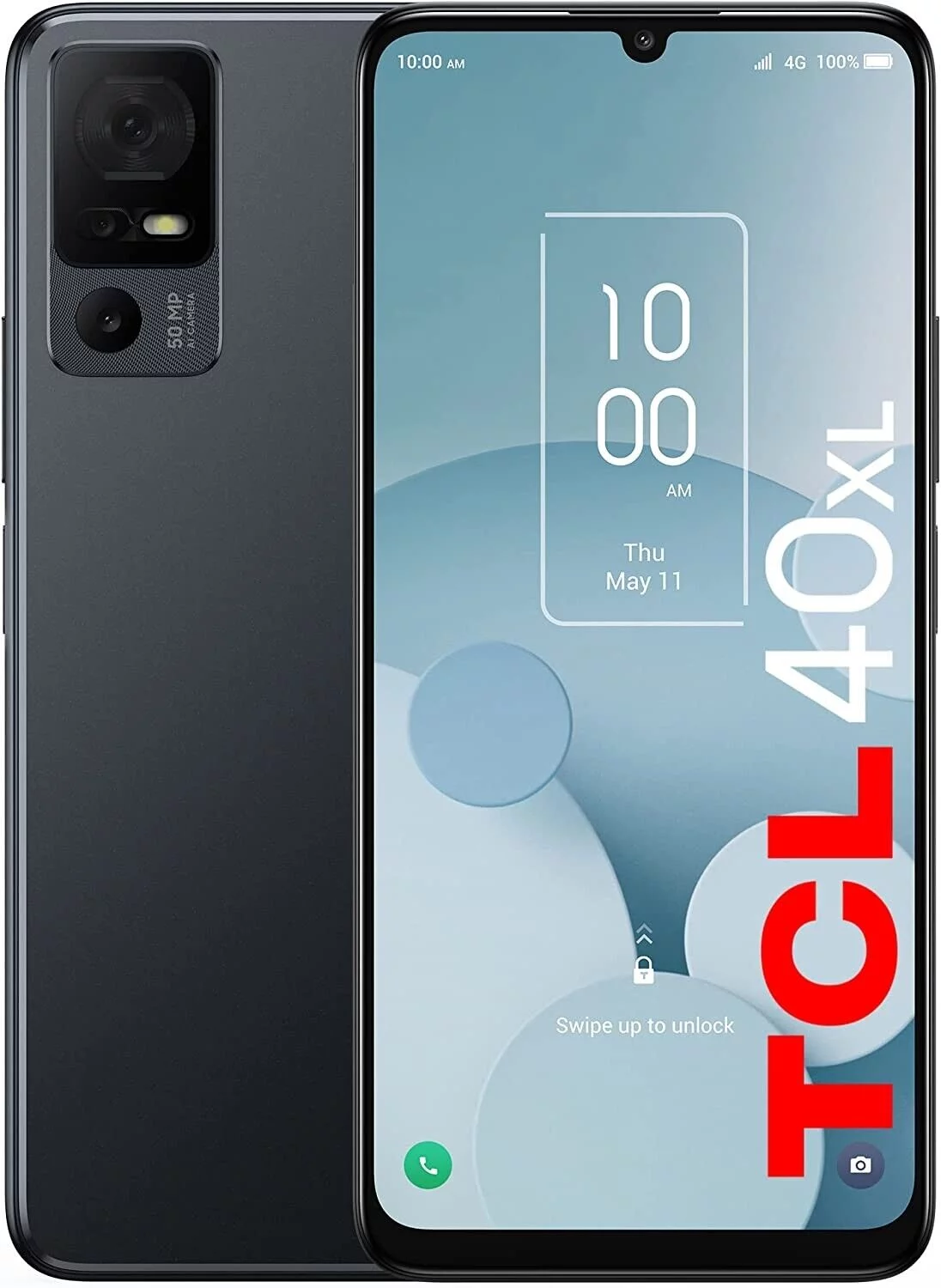 TCL 40XL Unlocked Cell Phone 6GB + 256GB, 6.75" 90Hz Display Mobile Phone, Smartphone Android 13, 50MP AI Camera, 5000 mAh, 4G LTE, U.S. Version