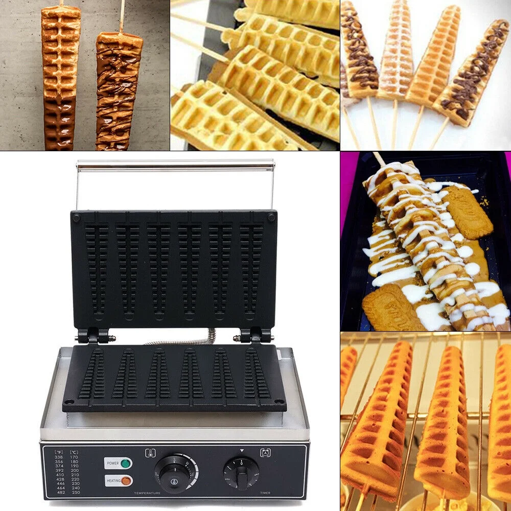Commercial Waffle Maker Machine Muffin maker Commercial Nonstick Electric 1.55kw