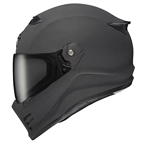 ScorpionEXO Covert FX Full Face Adult Motorcycle Helmet Street Fighter Style with Bluetooth Ready Speaker Pockets DOT ECE 22.06 Approved Unisex