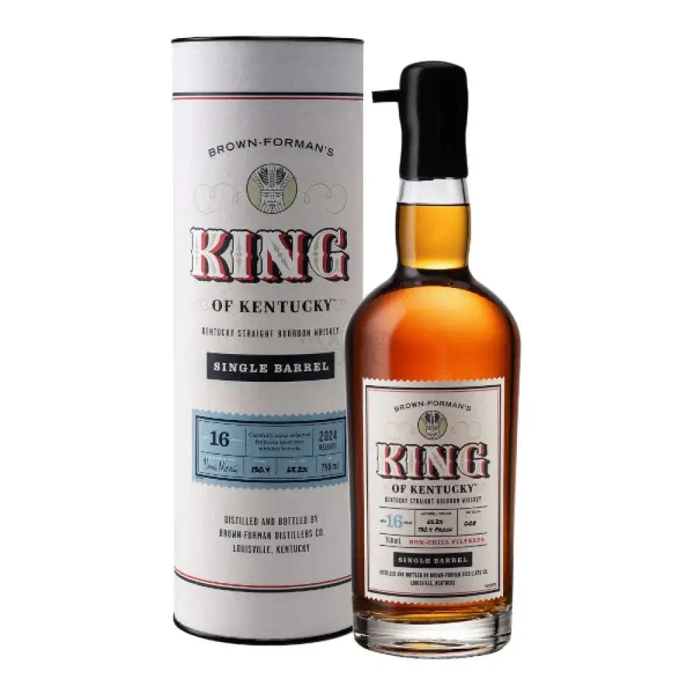 King Of Kentucky 16 Year Old Bourbon 2024 Release Single Barrel #22 134.0 Proof - Nestor Liquor