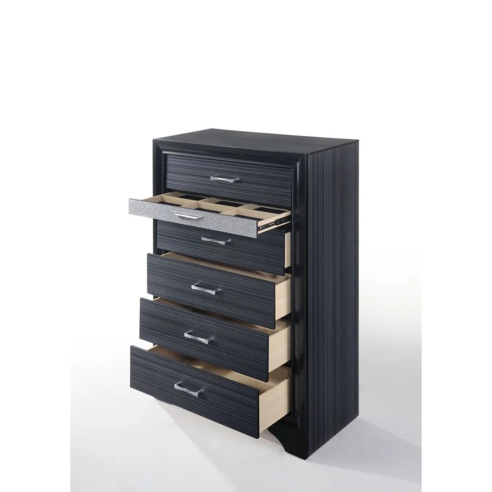 DAE 5-Piece Bedroom Set Bed, Dresser, Chest and 2 Nightstands