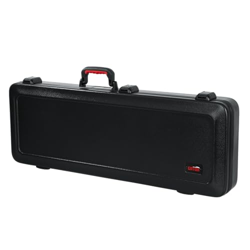 Gator Cases Molded Flight Case for Strat/Tele Style Electric Guitars with TSA Approved Locking Latch, (GTSA-GTRELEC)