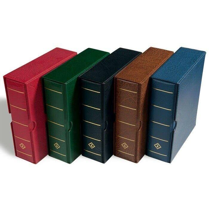 Lighthouse Optima G 3-Ring Binder and Slipcase-Red