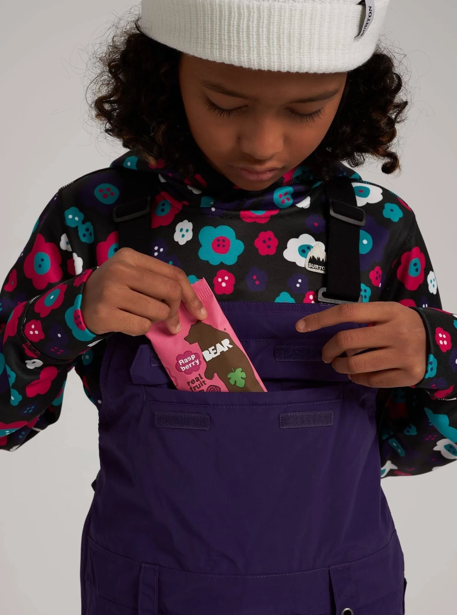 Burton Kids& Skylar Bib Pant Parachute Purple / M