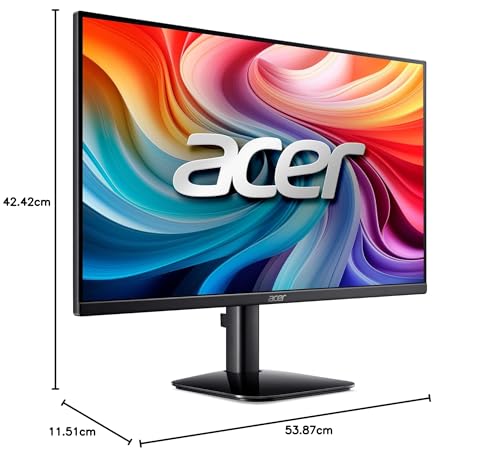 acer KB272 G0bi 27" IPS Full HD (1920 x 1080) Gaming Office Monitor | Adaptive-Sync Support (FreeSync Compatible) | Up to 120Hz Refresh | 1ms (VRB) |