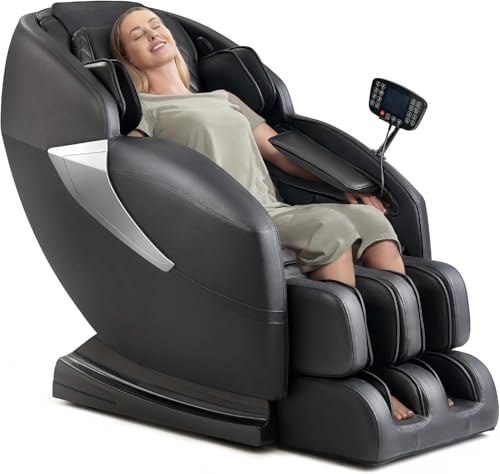 Massage Chair, 14 Massage Points Full Body Massage Chair, Zero Gravity Extra Large Shiatsu Recliner w/Lumbar & Calf Heating, 20 Auto Modes