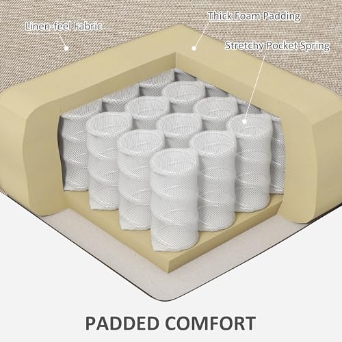 HOMCOM Power Lift Recliner Chair for Elderly, Easy Assembly, Fabric Lift Chair for Adults, Recliner Sofa with Remote Control