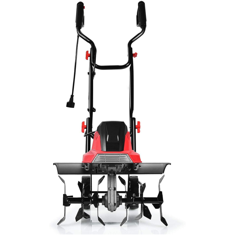 RELAX4LIFE Electric Tiller 1500 W at 400 RPM, Tiller with Working Depth 22 CM, Width 43 CM and 6 Blades