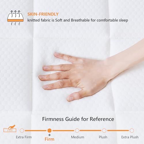 Firm King Size Mattress, 12 Inch Hybrid King Bed Mattress with Gel Memory Foam and Pocket Springs, Comfort Bed in a Box