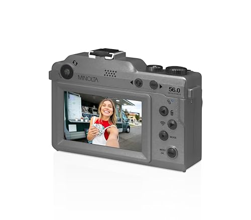 Minolta MND65 56 MP Autofocus / 4K60FPS Ultra HD Camera w/WiFi