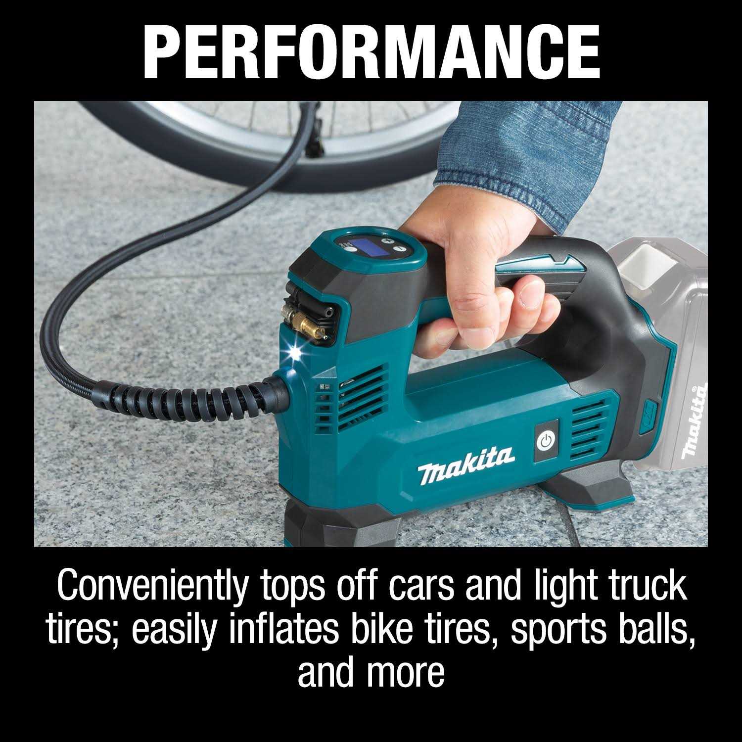 Makita DMP180ZX 18V LXT Lithium Ion Cordless Inflator - Sports Supplies Online Store