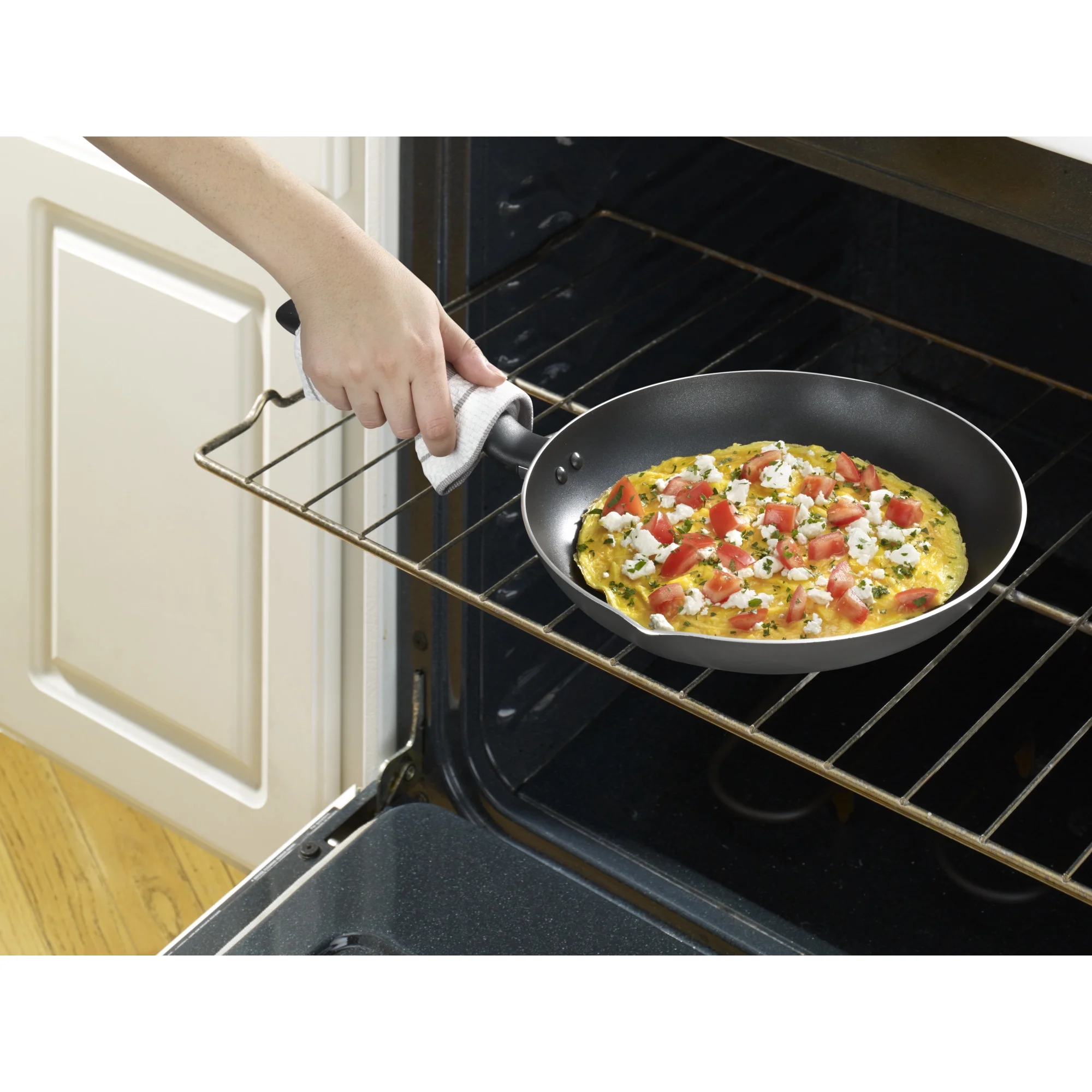 T-fal Initiatives, 10 Piece Non-Stick Cookware Set, Black