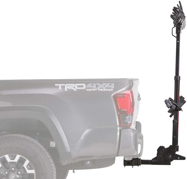 YAKIMA, Hangover Vertical Hitch Rack for Suspension Fork Bikes, 6 Bike
