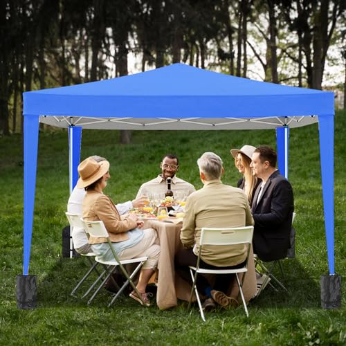 10x20 White Pop Up Canopy Tent Heavy Duty with 6 sidewalls Commercial Outdoor Party Tent Event Wedding Tents Instant Canopy Gazebo with Carry Bag UPF