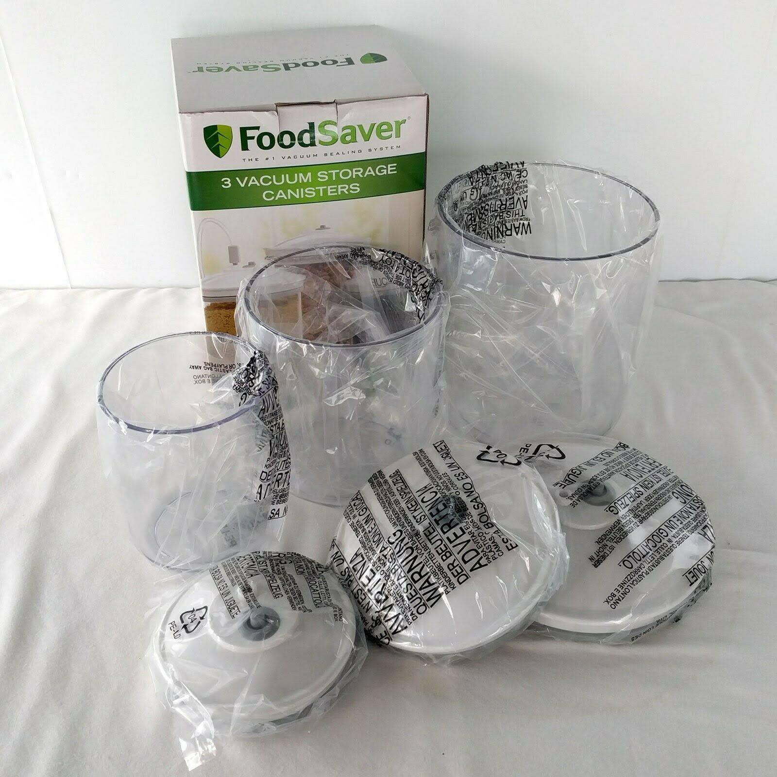 Foodsaver 3-Piece Canister Set