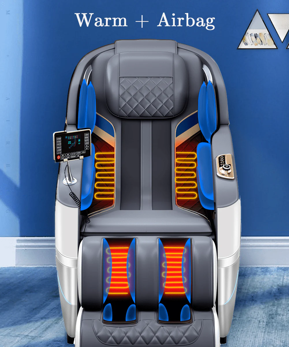 UPGO 2024 4D Massage Chair with Voice Control, 57 SL Track, Quick Access Button