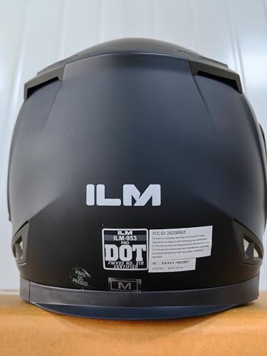 ILM Bluetooth Integrated Modular Flip up Full Face Motorcycle Helmet Sun Shield Mp3 Intercom Model 953/953 PRO