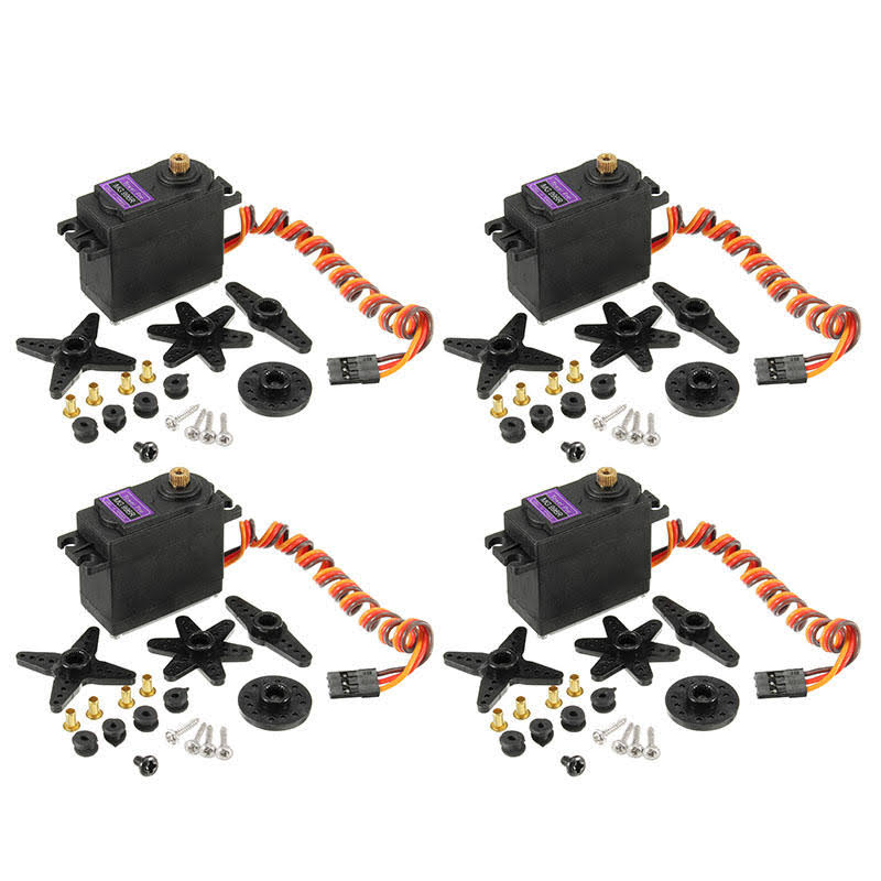 Topacc KDX DIY 6DOF Aluminum Robot Arm 6 Axis Rotating Mechanical Robot Arm Kit with 6 Pcs Servo