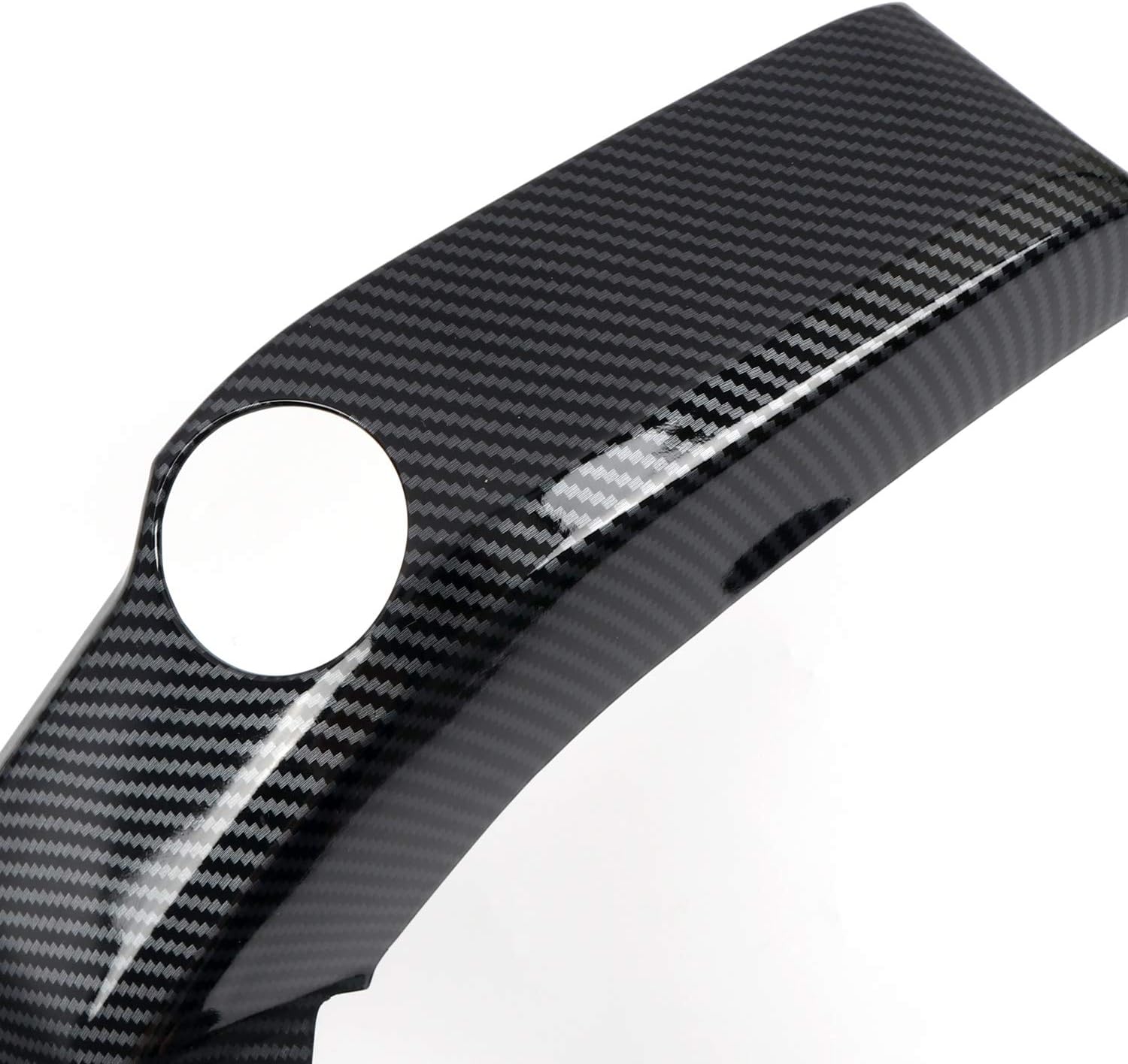 HIGH FLYING for Toyota Tundra 2014-2021 Car Accessories ABS Carbon Fiber Grain Center Consoles A/C Air Outlet Vent Decor Cover Trim 3pcs (Not Fit RHD)