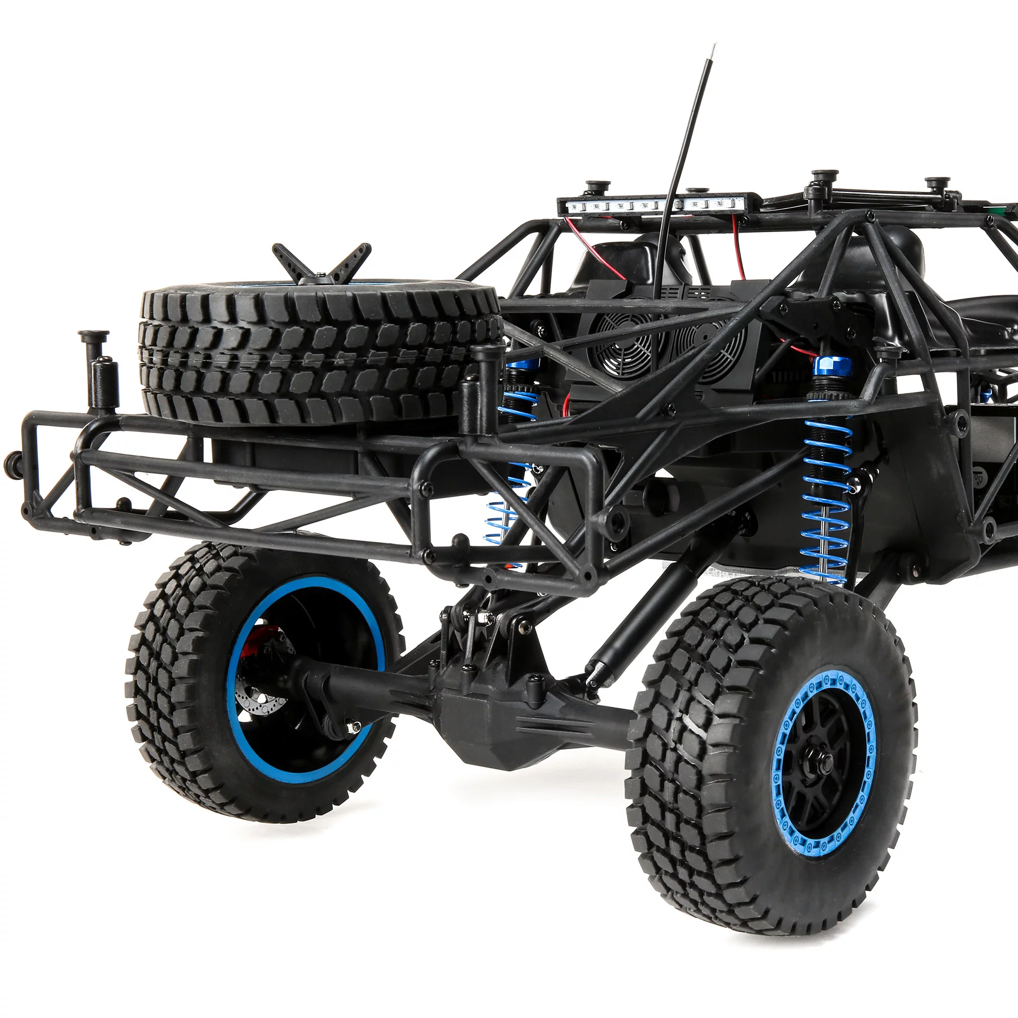 Losi RC Truck 1/10 King Shocks Ford Raptor Baja Rey 4 Wheel Drive Brushless RTR Battery and Charger Not Included with SMART LOS03020V2T1 Cars