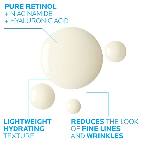 La Roche-Posay Pure Retinol Face Serum with Vitamin B3. Anti Aging Face Serum for Lines
