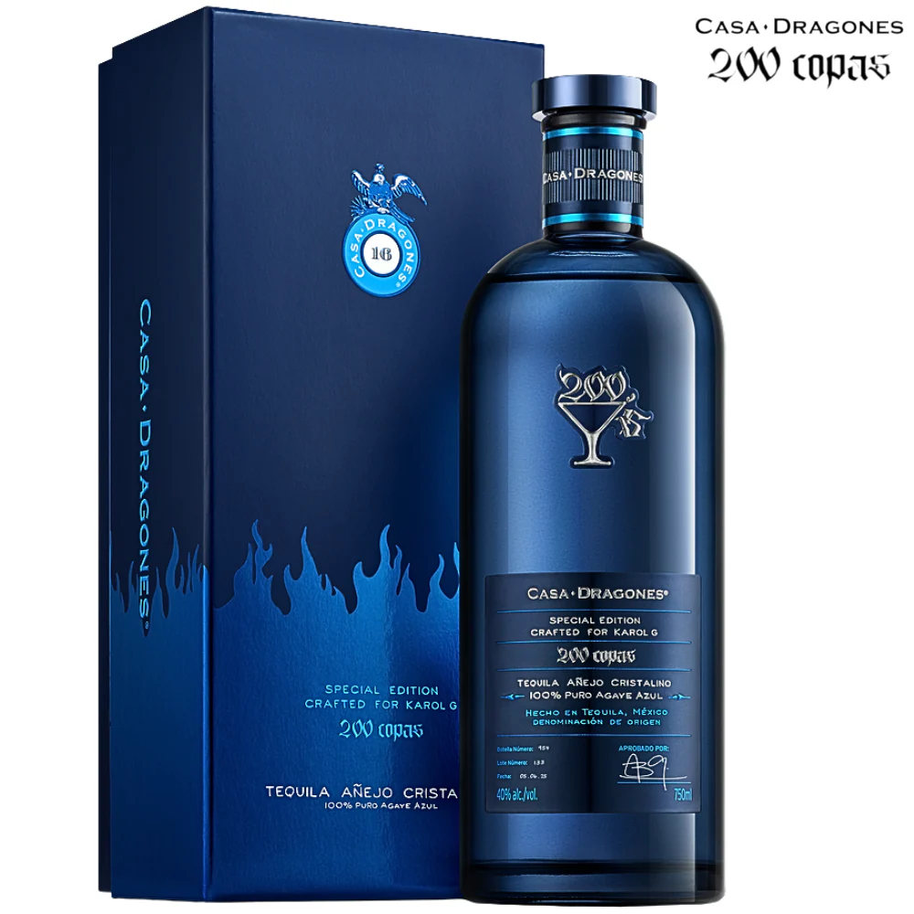 Casa Dragones X Karol G '200 Copas' Cristalino Tequila - Nestor Liquor