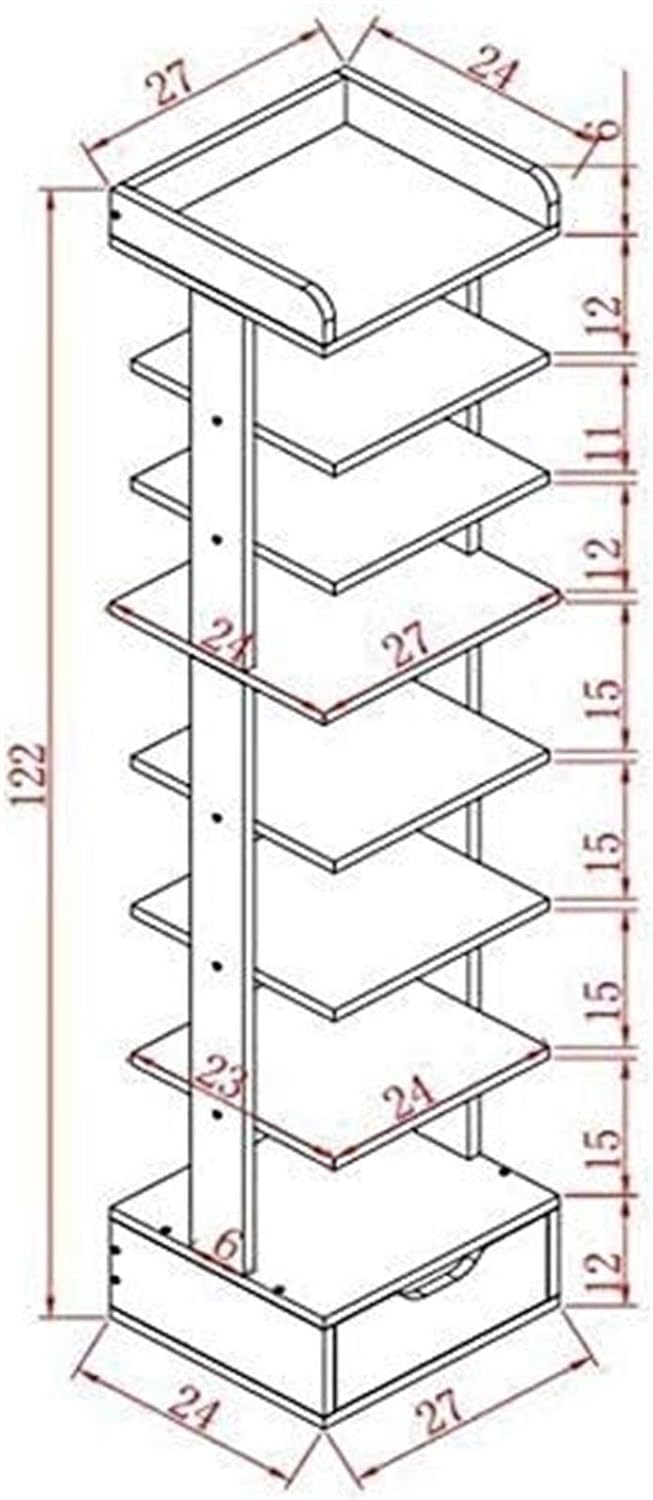 Home Shoe Cabinet Shoe Rack Tall Shoe Rack Narrow Adjustable Shelf Organiser Holder Balcony Corner Door Strong and Durable Stand Multi-Function Rack
