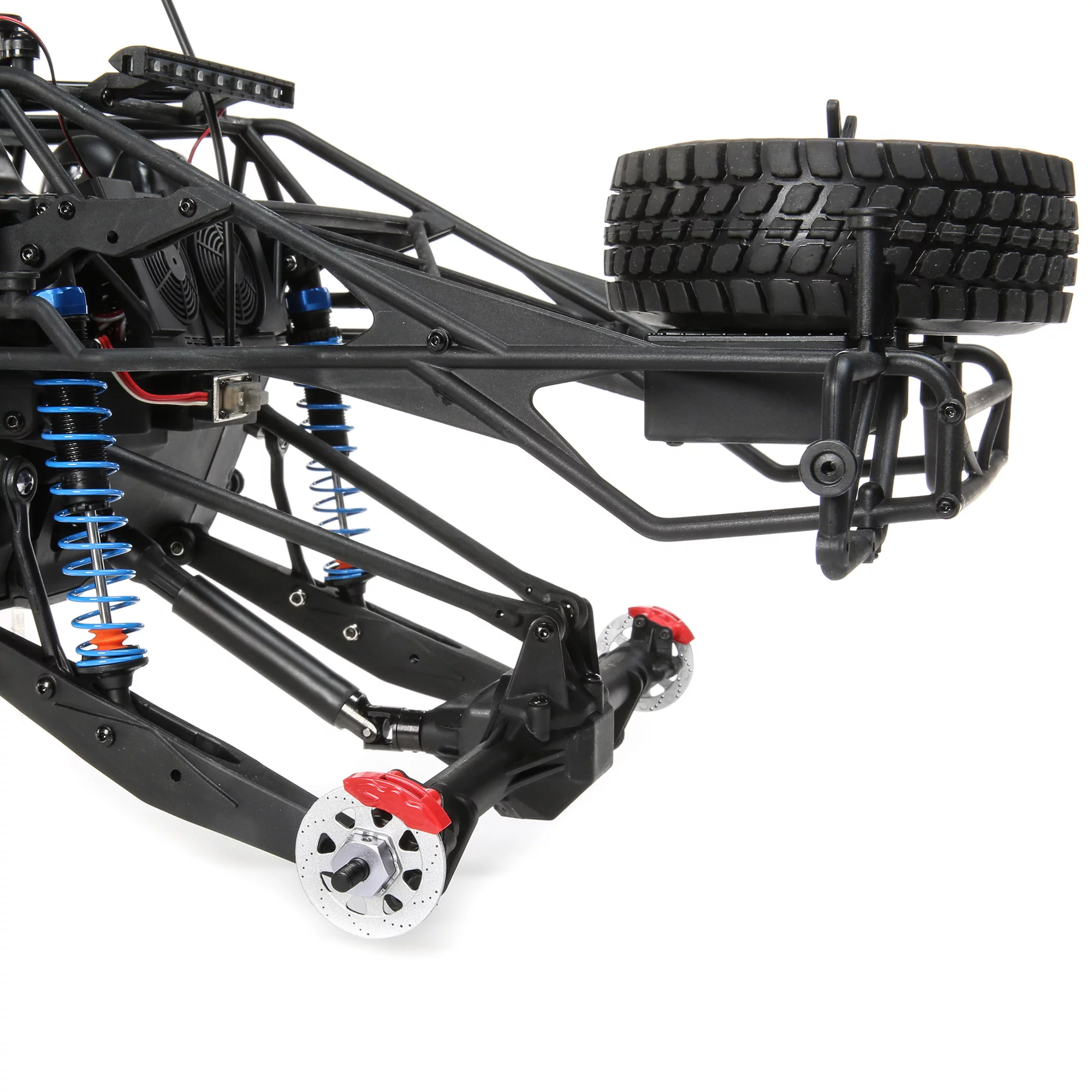 Losi RC Truck 1/10 King Shocks Ford Raptor Baja Rey 4 Wheel Drive Brushless RTR Battery and Charger Not Included with SMART LOS03020V2T1 Cars