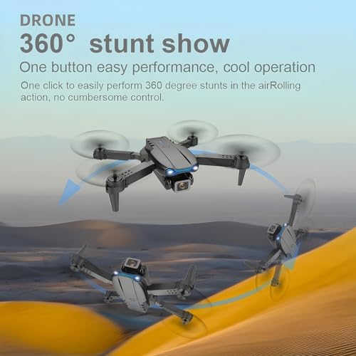 Drone with 1080P Dual HD Camera - 2024 Upgradded RC Quadcopter for Adults and Kids