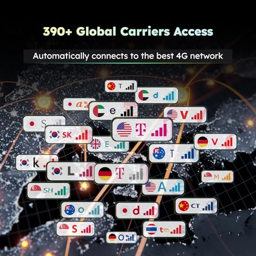 GlocalMe U3 4G LTE Mobile Hotspot, Portable WiFi Hotspot for Travel in 200+ Countries, No SIM Card Needed