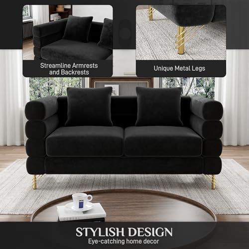 Cloud Couch for Living Room, 79" Modern Overstuffed Deep Seat Boucle Sherpa 3 Seater Sofa with 3 Pillows