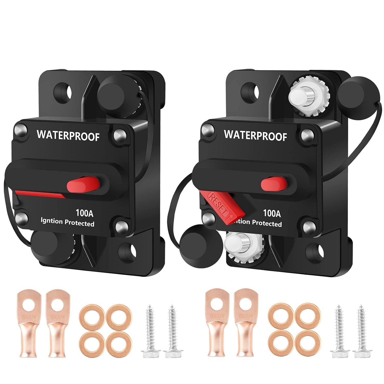 DaierTek 100 Amp Circuit Breaker 12V - 48V