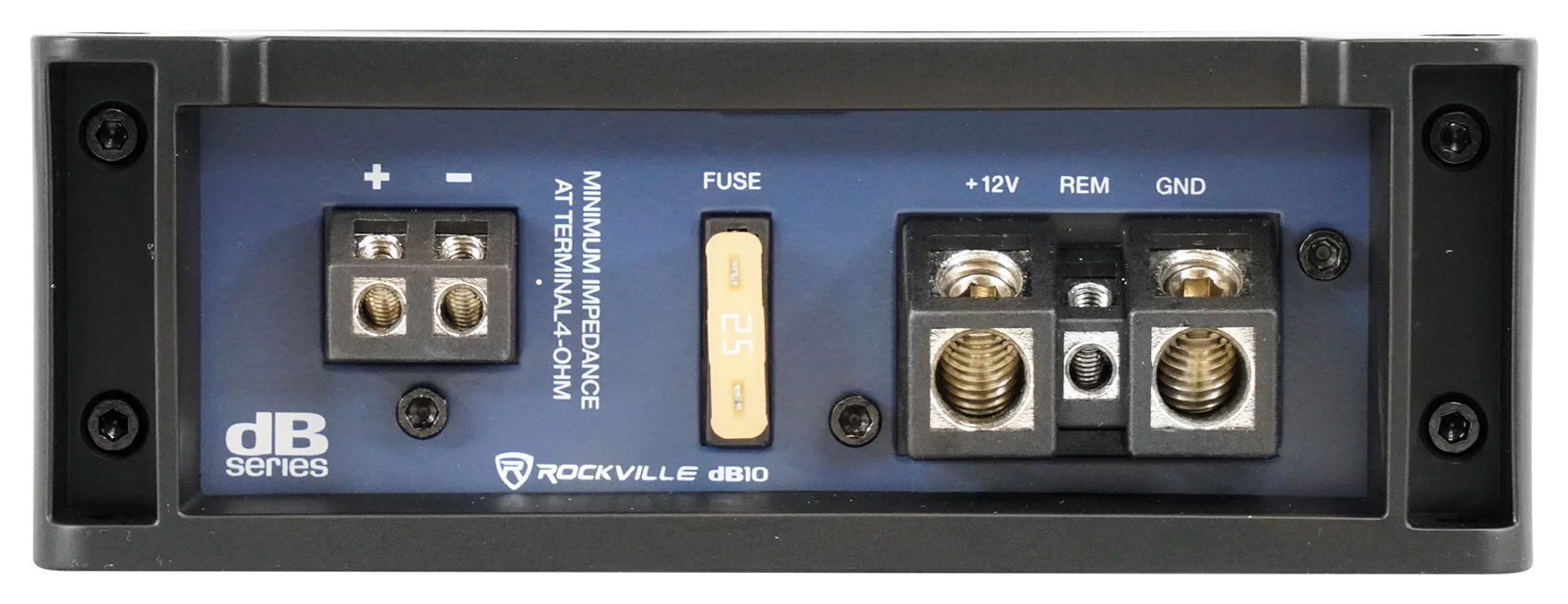 Rockville SK58 PACKAGE 8" 800w Loaded K5 Car Subwoofer Enclosure+DB10 Amplifier