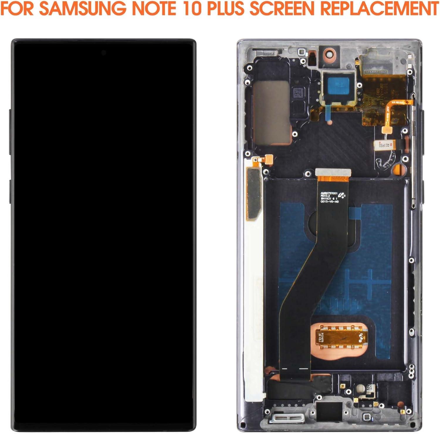 OLED for Samsung Galaxy Note 10 Plus LCD Screen Replacement for Samsung Note 10 Plus LCD Display SM-N975F SM-N975U LCD Digitizer Touch Assembly Black