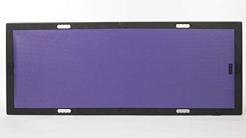 Yoga Mat Board for Carpet or Outdoors | Black | Portable Floor to Enhance Yoga, Pilates or Ballet Barre Exercise | Sturdy & Thick | by LifeBoard