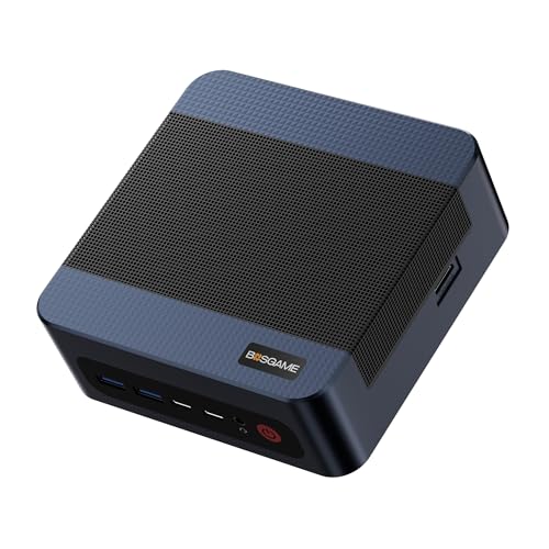 P4 Light Gaming Mini PC, Ryzen 7 5825U, 32GB RAM 1TB SSD, 11 Pro Triple 4K 60HZ Displays Desktop Computers, Support PS3 Emulator Micro PC