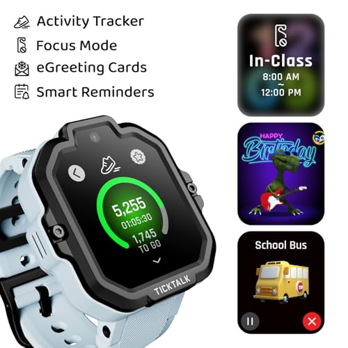 TickTalk5 - Kids Smart Watch with GPS Tracker, Video Calling, SOS, & Parental Controls | Smartwatch with Free Music, Texting, Kid Phone Call and Text