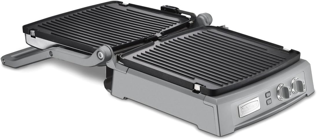 Cuisinart GR-150P1 GR-150 Griddler Deluxe, Brushed Stainless