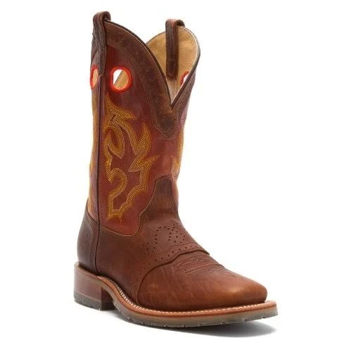 Double H Wide Square Toe Ice Roper 12x22 12 Men&s Brown